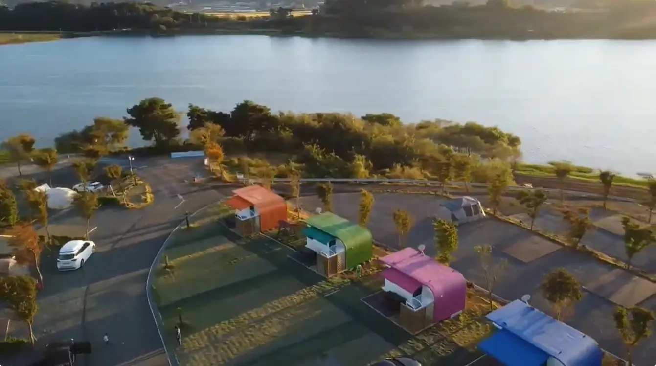 블루아일랜드캠핑장 드론영상